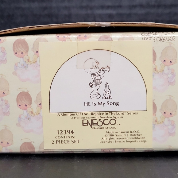 1984 Precious Moments 'He Is My Song' #12394 - Picture 15 of 15